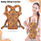 Baby Essential Hands Free Baby Carrier for Toddler (Checkered Bear)